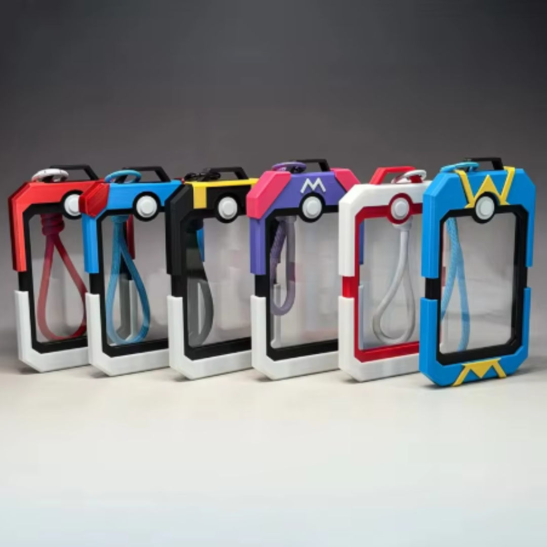 Estuche Porta Cartas Pokémon con Diseño Pokébola 3D