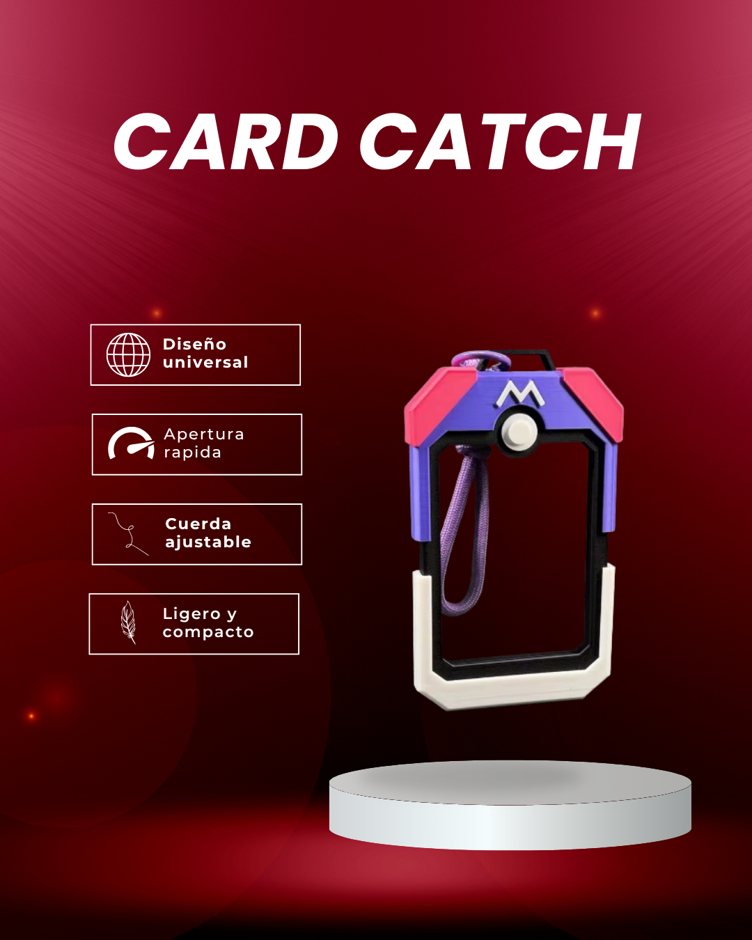 Estuche Porta Cartas Pokémon con Diseño Pokébola 3D